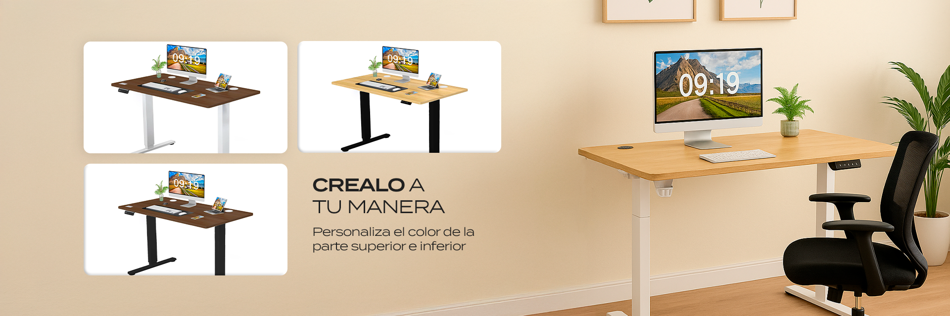 Incluye todos los componentes para instalación inmediata: estructura motorizada, tablero de 129 cm y accesorios de montaje. Optimizá tu productividad con un escritorio que une tecnología avanzada, funcionalidad ergonómica y elegancia discreta para transformar tu rutina diaria.